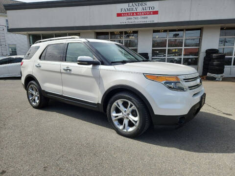 2013 Ford Explorer for sale at Landes Family Auto Sales in Attleboro MA