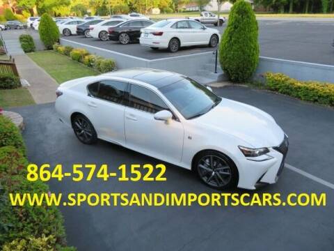 2016 Lexus GS 350 for sale at Sports & Imports INC in Spartanburg SC