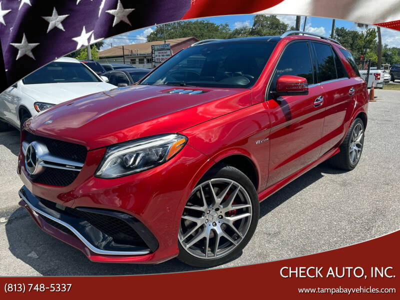 2016 Mercedes-Benz GLE for sale at CHECK AUTO, INC. in Tampa FL