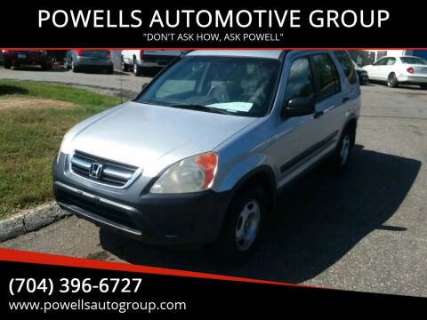 2003 Honda CR-V for sale at POWELLS AUTOMOTIVE GROUP in Gastonia NC