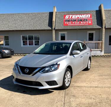 2019 Nissan Sentra for sale at Stephen Motor Sales LLC in Caldwell OH