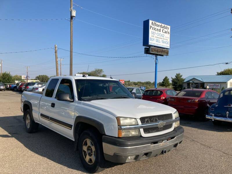 2004 Chevrolet Silverado 1500 for sale at AFFORDABLY PRICED CARS LLC in Mountain Home ID