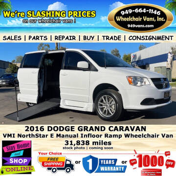 2016 Dodge Grand Caravan for sale at Wheelchair Vans Inc in Laguna Hills CA