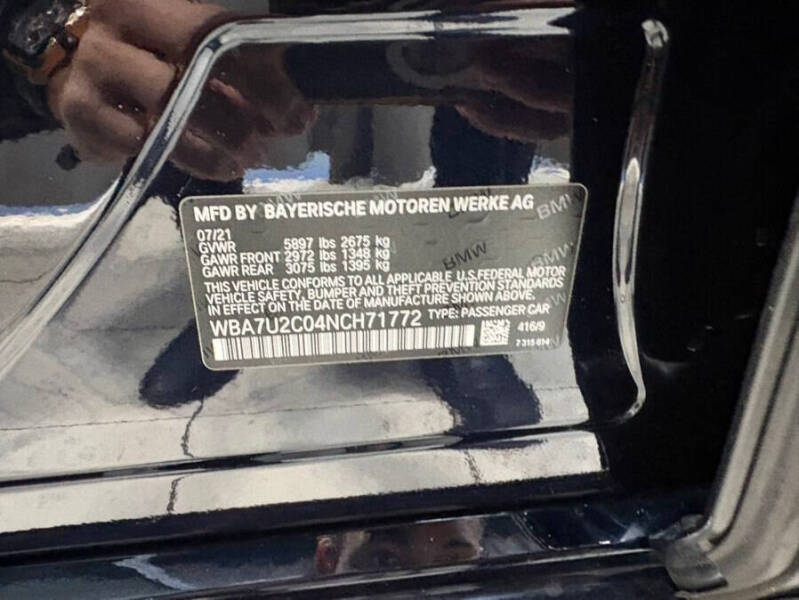 2022 BMW 7 Series 750i xDrive