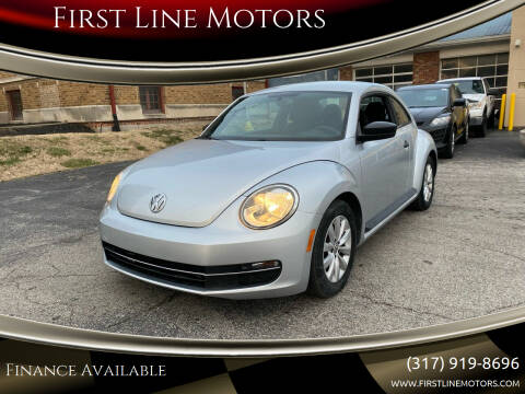 2014 Volkswagen Beetle for sale at First Line Motors in Brownsburg IN