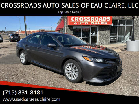 2019 Toyota Camry for sale at CROSSROADS AUTO SALES OF EAU CLAIRE, LLC in Eau Claire WI