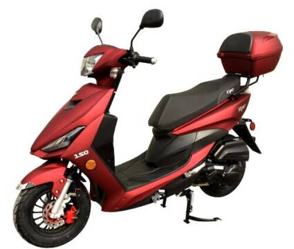 2019 150cc Viper 4 Stroke Air Cooled Matte FInish Scooter