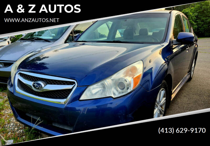 2010 Subaru Legacy for sale at A & Z AUTOS in Westfield MA