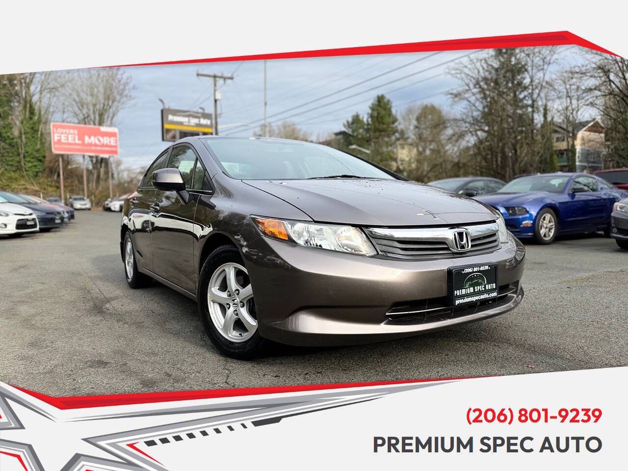 2012 Honda Civic LX 4dr Sedan 5A's photo