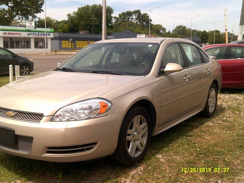 2012 Chevrolet Impala for sale at DONNIE ROCKET USED CARS in Detroit MI