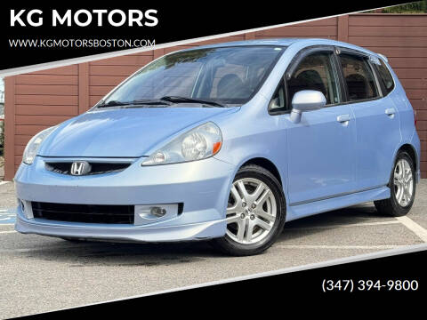2008 Honda Fit for sale at KG MOTORS in West Newton MA