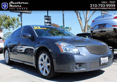 2007 Nissan Maxima for sale at Hawthorne Motors Pre-Owned in Lawndale CA