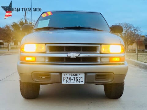 2003 Chevrolet Blazer for sale at Baja Texas Auto in Mansfield TX