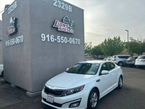 2015 Kia Optima for sale at LIONS AUTO SALES in Sacramento CA