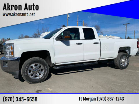 2016 Chevrolet Silverado 2500HD for sale at Akron Auto in Akron CO