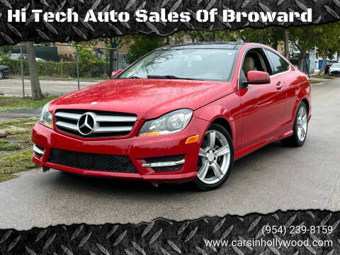 2013 Mercedes-Benz C-Class for sale at Hi Tech Auto Sales Of Broward in Hollywood FL