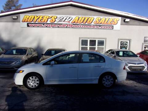 2010 Honda Civic for sale at ROYERS 219 AUTO SALES in Dubois PA
