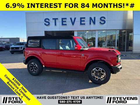 2024 Ford Bronco for sale at STEVENS FORD in Enid OK
