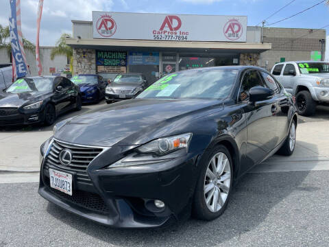 2015 Lexus IS 250 for sale at AD CarPros, Inc. - Whittier in Whittier CA