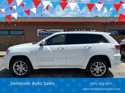 2015 Jeep Grand Cherokee for sale at Seminole Auto Sales in Seminole OK