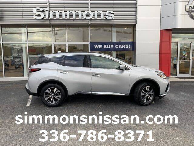2020 Nissan Murano for sale at SIMMONS NISSAN INC in Mount Airy NC
