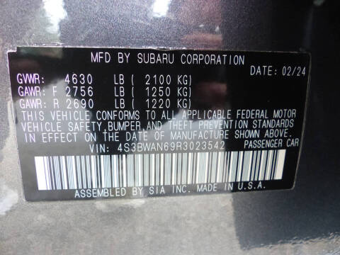 2024 Subaru Legacy Limited