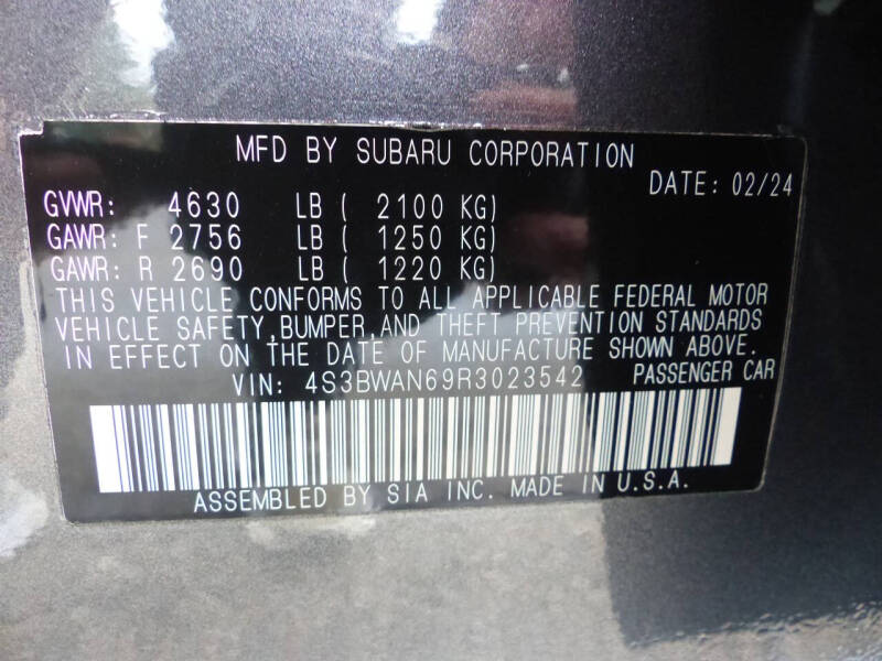 2024 Subaru Legacy Limited