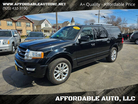 2016 Ford Expedition EL for sale at AFFORDABLE AUTO, LLC in Green Bay WI