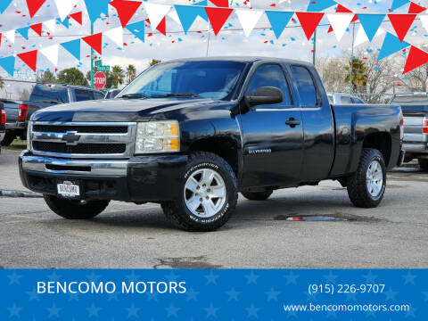 2011 Chevrolet Silverado 1500 for sale at BENCOMO MOTORS in El Paso TX