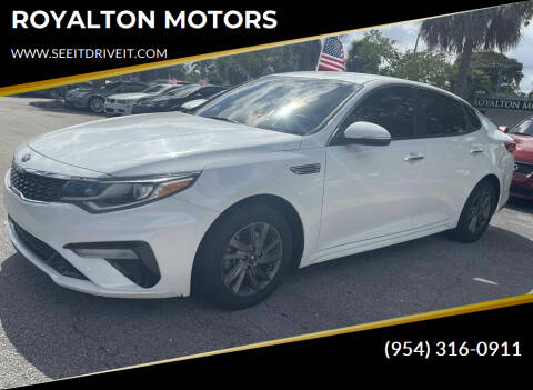2020 Kia Optima for sale at ROYALTON MOTORS in Plantation FL