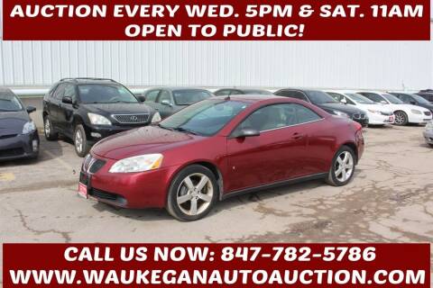 2008 Pontiac G6 for sale at Waukegan Auto Auction in Waukegan IL
