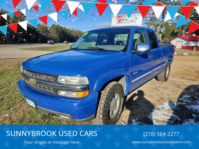 1999 Chevrolet Silverado 1500 for sale at SUNNYBROOK USED CARS in Menahga MN
