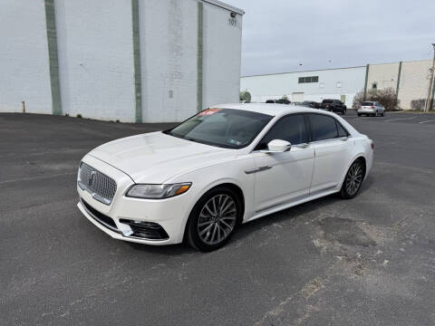 2017 Lincoln Continental for sale at Five Plus Autohaus, LLC in Emigsville PA