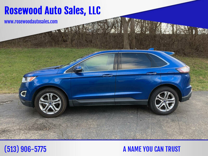 2018 Ford Edge for sale at Rosewood Auto Sales, LLC in Hamilton OH