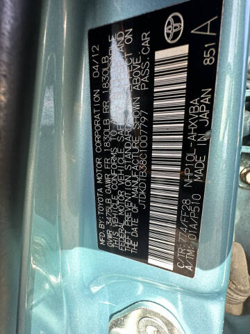 2012 Toyota Prius c Three