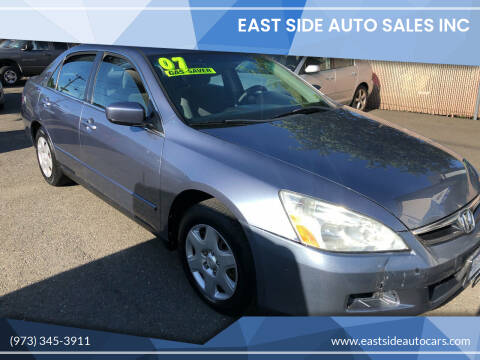 2007 Honda Accord for sale at EAST SIDE AUTO SALES INC in Paterson NJ