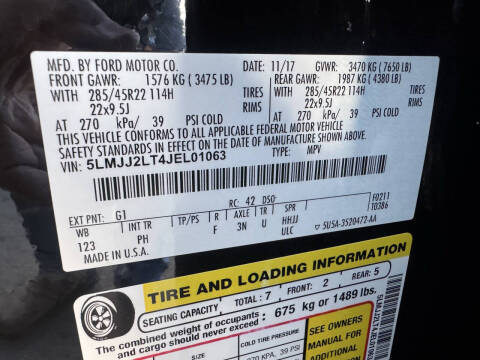 2018 Lincoln Navigator Reserve