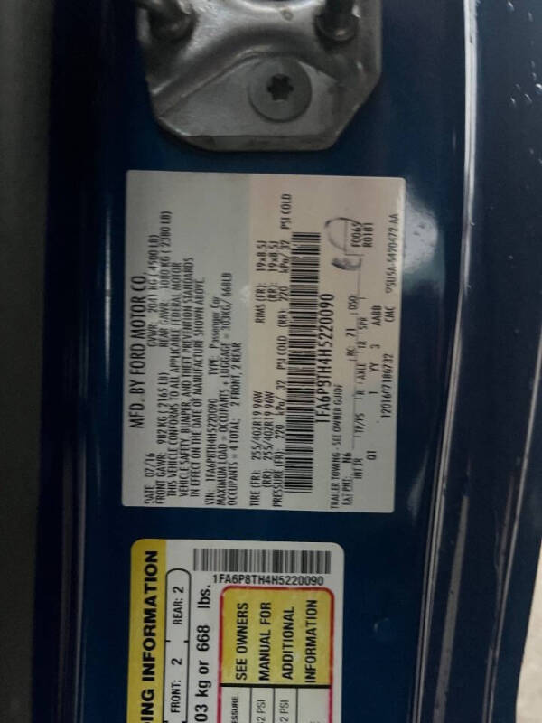 2017 Ford Mustang EcoBoost Premium