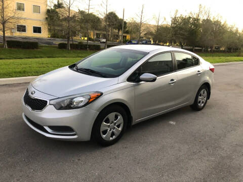 2014 Kia Forte for sale at EUROPEAN AUTO ALLIANCE LLC in Coral Springs FL