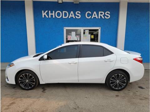 2016 Toyota Corolla for sale at Khodas Cars in Gilroy CA