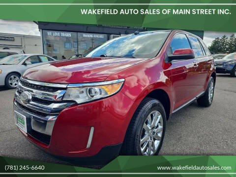 2013 Ford Edge for sale at Wakefield Auto Sales of Main Street Inc. in Wakefield MA