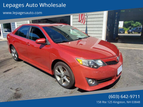 2012 Toyota Camry for sale at Lepages Auto Wholesale in Kingston NH