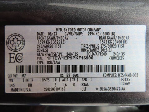 2023 Ford F-150 Lariat