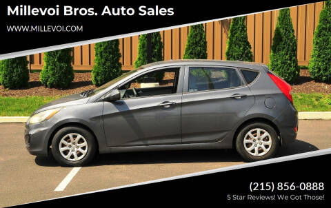 2013 Hyundai Accent for sale at Millevoi Bros. Auto Sales in Philadelphia PA