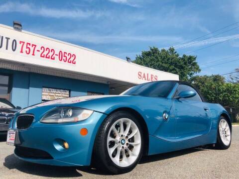 2005 BMW Z4 for sale at Trimax Auto Group in Norfolk VA