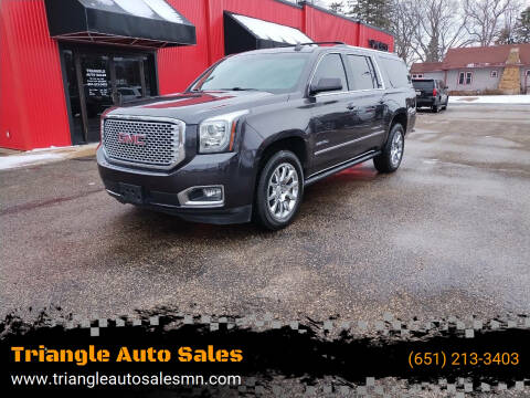 2015 GMC Yukon XL for sale at Triangle Auto Sales in Forest Lake MN