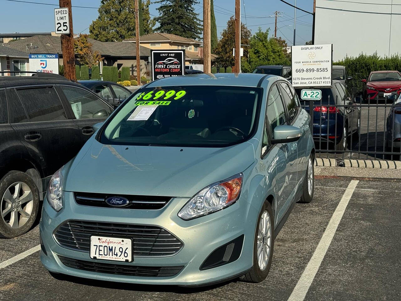 2014 Ford C-MAX Hybrid for sale at Four Wheels Corp. in San Jose, CA