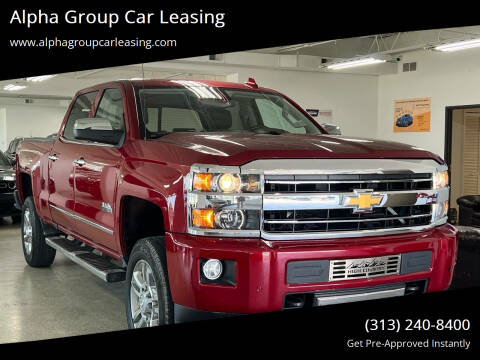 2018 Chevrolet Silverado 2500HD for sale at Alpha Group Car Leasing in Redford MI