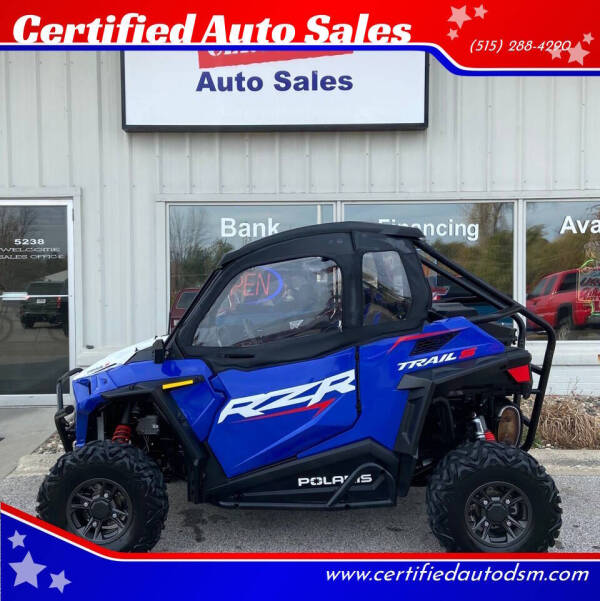 2022 Polaris RZR Trail S 1000 Premium