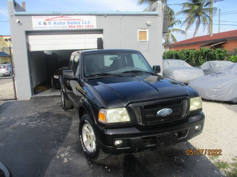 2006 Ford Ranger for sale at K & V AUTO SALES LLC in Hollywood FL